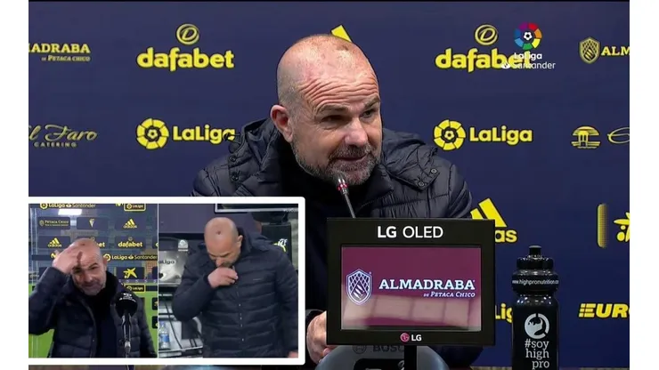 El entrenador contó con humor cómo se hizo la desafortunada herida.