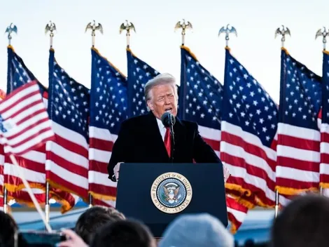 Imágenes: los últimos momentos de Trump como Presidente