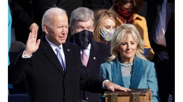 Biden jurará como el Presidente 46° de los Estados Unidos.