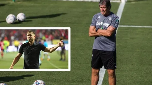 Chacho y Pellegrini coincidieron en River Plate, en 2003.