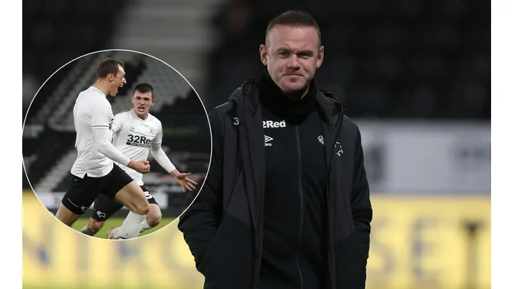 Rooney ganó en su debut como DT con un gol de un jugador sin número