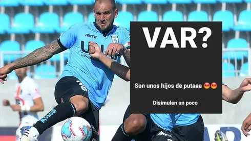 Lucas Aveldaño estalla por penal no cobrado a Iquique contra Antofagasta.