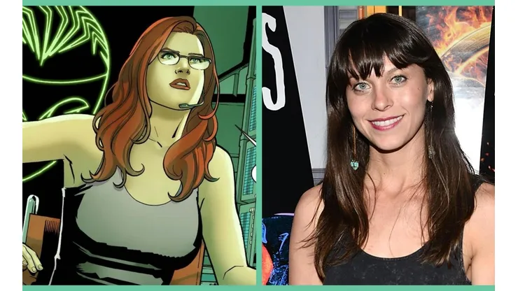 Barbara Gordon junto a Savannah Welch, quien la interpretará en "Titans".