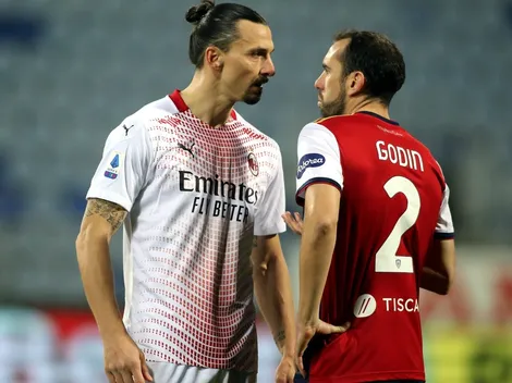 Picante bronca entre Ibrahimovic y Godín en Serie A