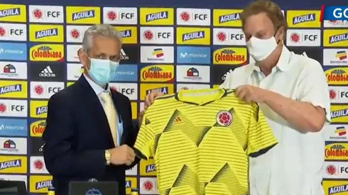 Reinaldo Rueda fue presentado por la Selección Colombia tras su paso por Chile.