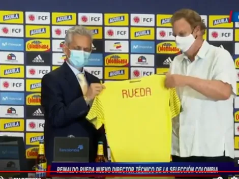 Rueda se olvida de la selección chilena en su presentación en Colombia