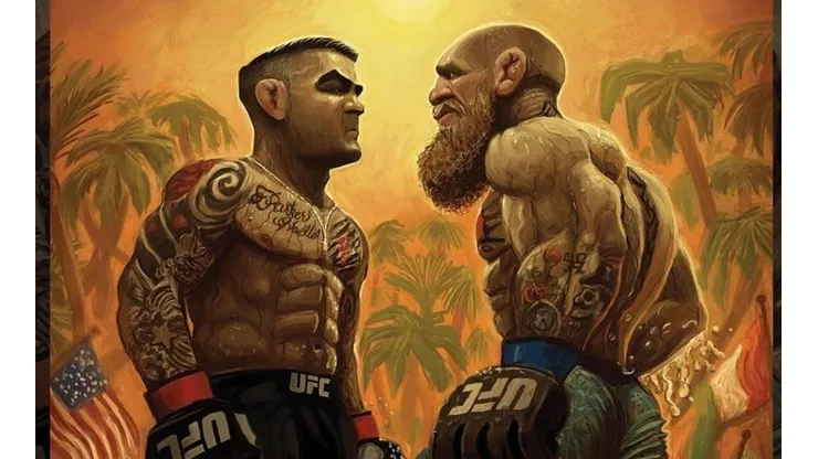 Dustin Poirier y Conor McGregor se vuelven a ver las caras dentro del octágono.