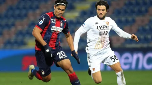 Rojas ingresó en goleada del Crotone ante Benevento