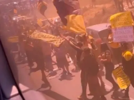 Video: hinchas reciben como héroes a Coquimbo Unido