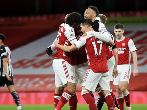 Arsenal golea al Newcastle con doblete de Aubameyang