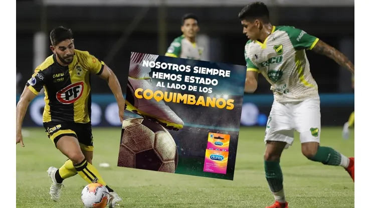Durex y su hilarante mensaje de apoyo a Coquimbo Unido en la Copa Sudamericana.