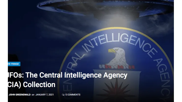 El sitio The Black Vault se esmeró en conseguir los documentos de la CIA sobre OVNIs y ahora son miles los archivos liberados al público.