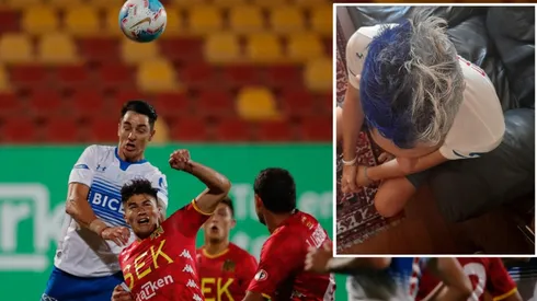 Cruzado tiñe su pelo azul y blanco tras empate ante UE