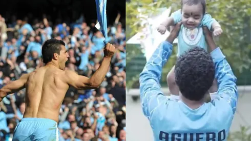 Sergio Agüero grita su gol icónico / Jony Jas Titán presenta al pequeño Agüero