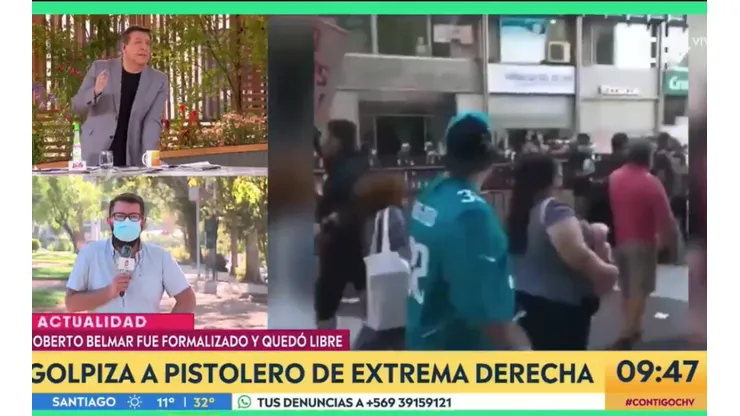 Julio César hablo en el matinal de CHV sobre los hechos.