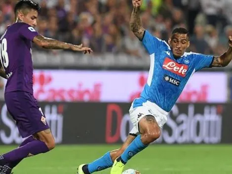 Pulgar y Fiorentina se miden con el Napoli por Serie A
