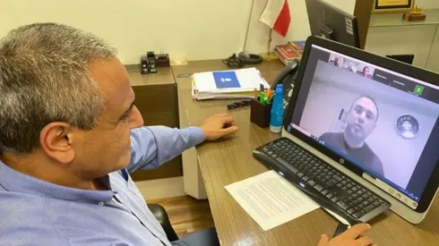 Francis Cagigao conversa por teleconferencia con Pablo Milad