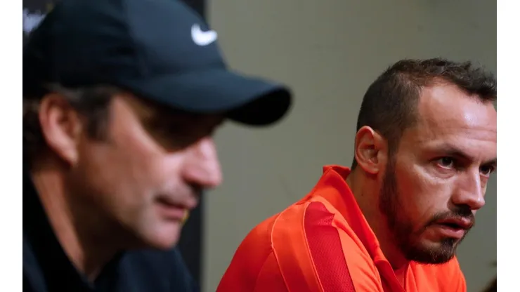 Chelo Díaz y Juan Antonio Pizzi en la selección chilena