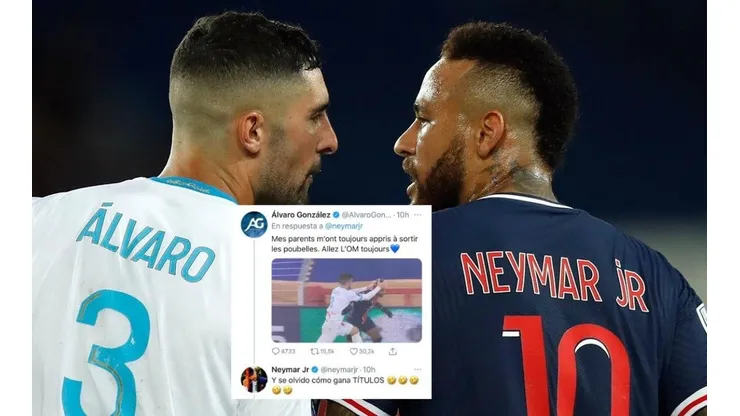 González y Neymar se muestran los dientes