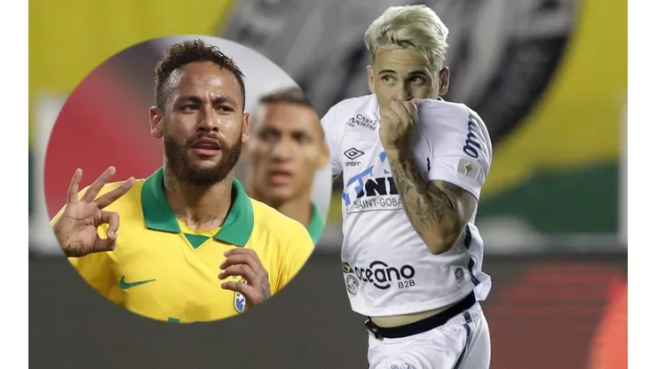 Neymar gritó con todo el golazo de Soteldo a Boca en la semifinal de Copa Libertadores.