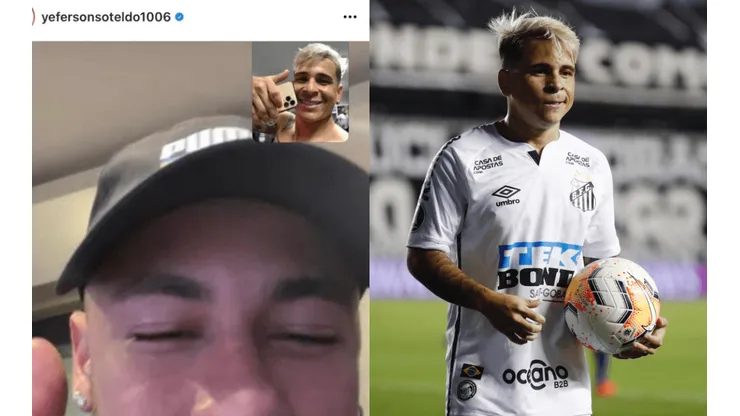 Yeferson Soteldo junto a Neymar en Instagram