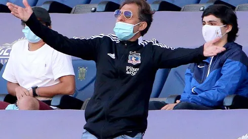 Aníbal Mosa aplaudió a rabiar el gol de Gabriel Costa, que le salvó un punto a Colo Colo ante la U de Conce.