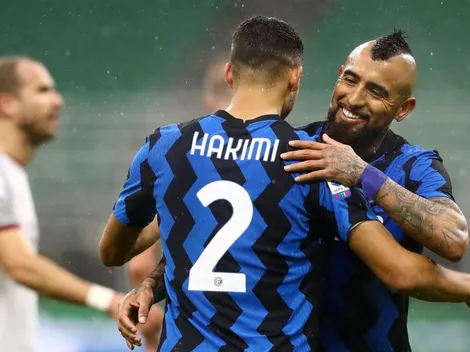 Hakimi a Vidal: "Espero que este gol sea el primero de muchos"