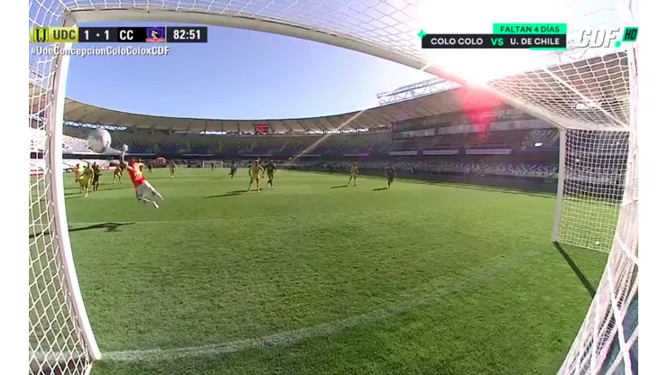 Gabriel Costa salvó a Colo Colo de una derrota contra Universidad de Concepción.