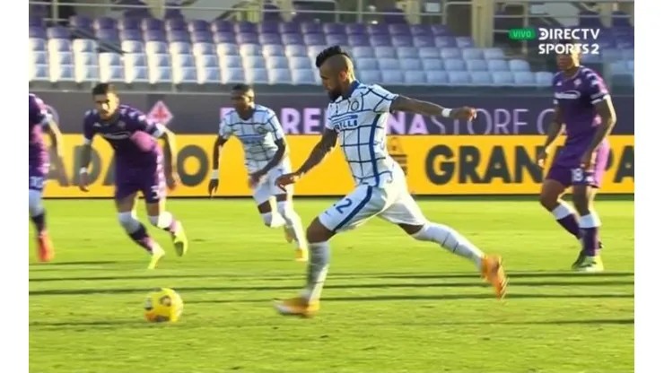 El King no falló y marcó el 1-0 para el Inter de penal.