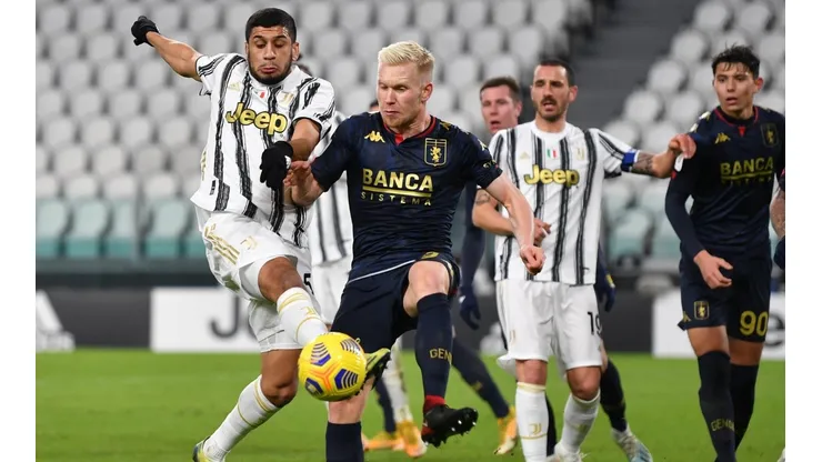 La Juve trabajó extra contra Genoa en la Coppa Italia.