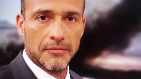 Iván Núñez en el estudio de TVN para "24 Horas".