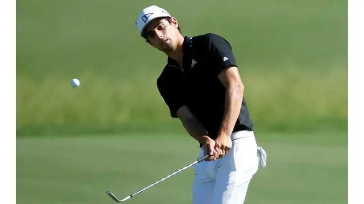 El golfista chileno cerró una gran jornada.