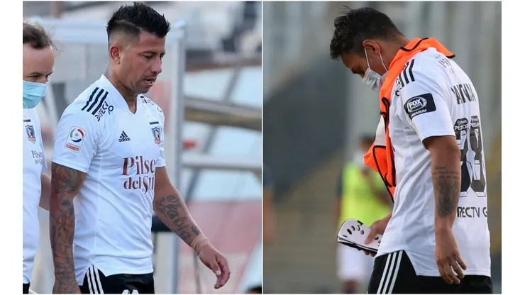 Leonardo Valencia y Jorge Valdivia se lesionaron en el triunfo de Colo Colo ante Everton.