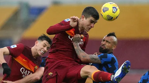 Arturo Vidal jugó 87 minutos en el empate del Inter ante ROma.