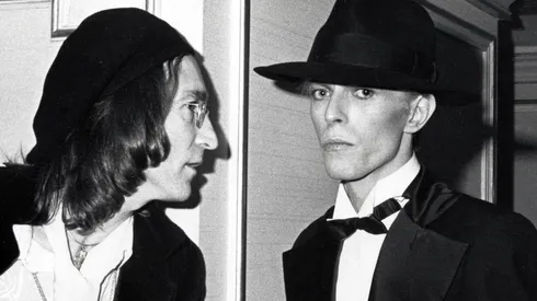 La reunión entre las dos leyendas musicales fue bastante tímida.