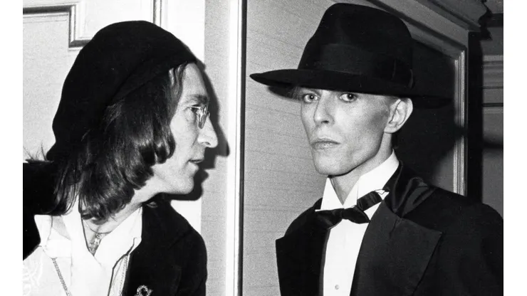 La reunión entre las dos leyendas musicales fue bastante tímida.