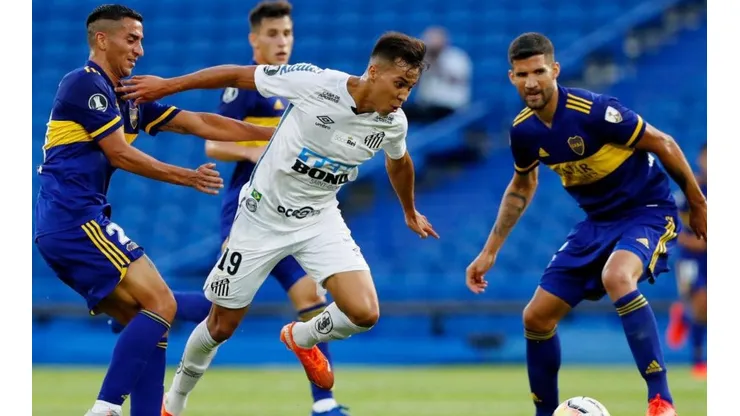 Boca Jrs y Santos no se sacaron ventajas en el duelo de ida.