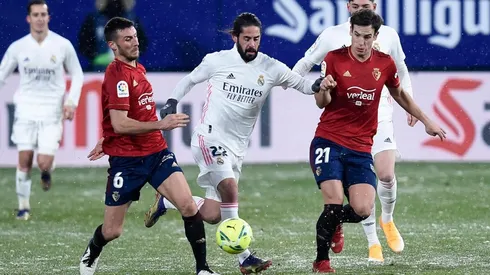 Las fuertes nevadas le amargaron el fin de semana al Real Madrid.