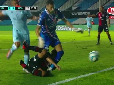 Arias se retira lesionado en triunfo de Racing ante Newell's