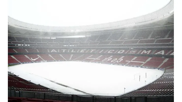 Atlético vs Athletic no se juega debido a una capa de 60 centímetros de nieve en la cancha.