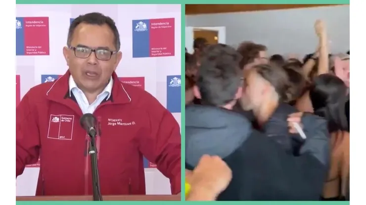 El intendente de Valparaíso Jorge Martínez | Balneario de Cachagua.