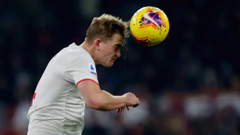 De Ligt jugó el último partido ante Milan