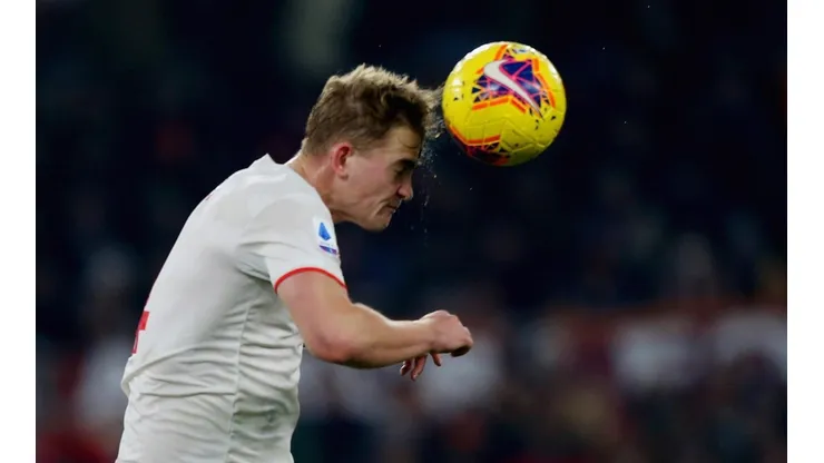 De Ligt jugó el último partido ante Milan