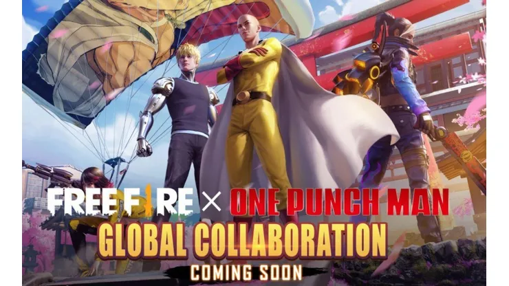 Colaboración entre Free Fire y One Punch Man