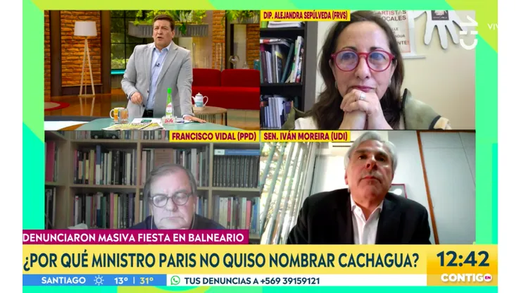 Julio César Rodríguez lanzó duras críticas al ministro Paris, por rehusarse a reconocer las fiestas y los contagios en Cachagua.