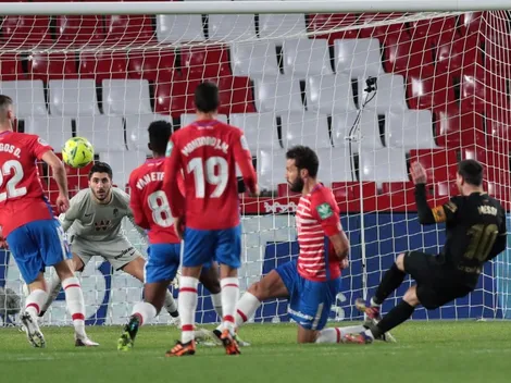 Goleada del Barcelona al Granada: dobletes de Messi y Griezmann