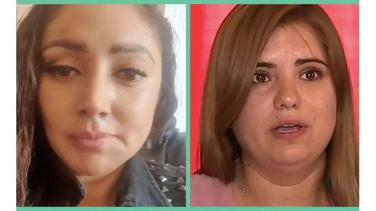 Carolina Molina, "La Rancherita", junto a Nataly Rivas, una de sus supuestas agresoras.