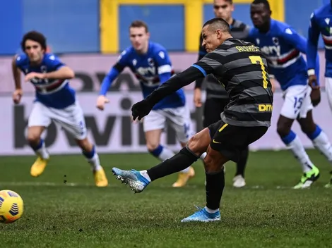 Video: Alexis Sánchez se pierde un penal ante Sampdoria