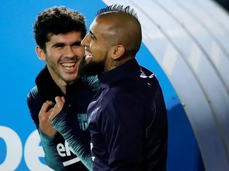 Otro amigo de Arturo Vidal fuera de Barcelona