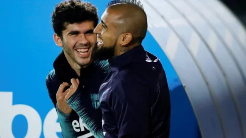 Carles Aleñá y Arturo Vidal convivieron en Barcelona en las dos últimas temporadas